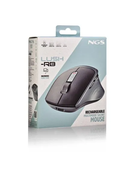 NGS LUSH-RB ratón multimodo recargable para 3 equipos