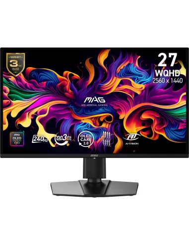 MSI MAG 274QP QD-OLED X24 27" WQHD 240Hz QD-OLED 0,03ms Flat Adaptive-Sync HDR