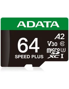 ADATA Speed Plus 64 GB microSDXC UHS-I U3 A2 V30 Clase 10-MTMSDM0346