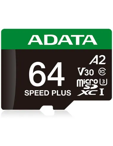 ADATA Speed Plus 64 GB microSDXC UHS-I U3 A2 V30 Clase 10