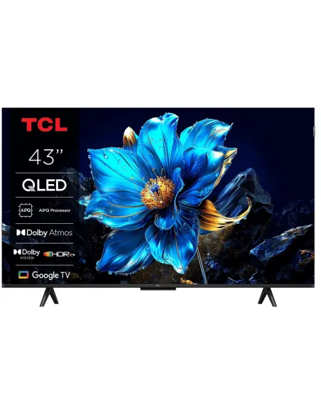 TCL 43T69C Smart TV QLED de 43" 4K Ultra HD Smart TV Wifi Metálico
