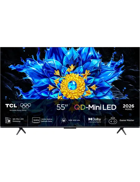 TCL QLED P8L 55P8L 55" 4K Ultra HD 144Hz Smart TV Google TV HDR10 Dolby Vision