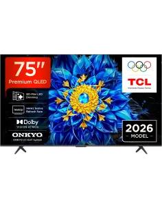 TCL QLED P8L 75P8L 75" 4K Ultra HD 144Hz Smart TV Google TV HDR10 Dolby Vision-MTVLED1101