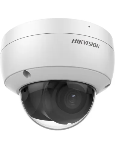 Hikvision DS-2CD2143G2-IU (2,8 mm) Cámara de red fija de domo con micrófono incorporado AcuSense de 4 MP