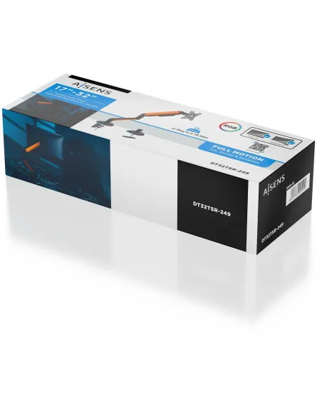 Brazo monitor AISENS DT32TSR-249 RGB para 17-32 pulgadas