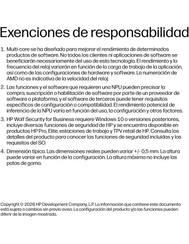 Portátil profesional HP ProBook 4 G2a 16 DU1C6AT con W11 Pro