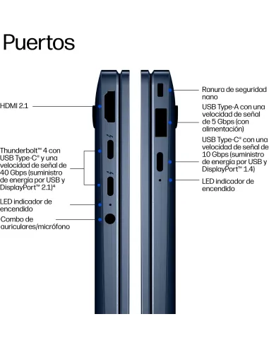 Portátil 2 en 1 HP EliteBook X Flip G2i DF3E5ET OLED 3K