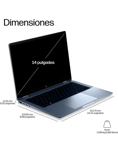 Portátil 2 en 1 HP EliteBook X Flip G2i DF3E5ET OLED 3K