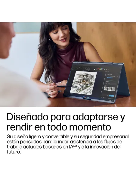 Portátil 2 en 1 HP EliteBook X Flip G2i DF3E5ET OLED 3K