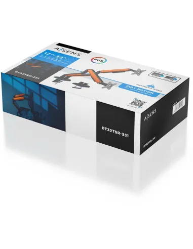 Brazo doble AISENS DT32TSR-251 RGB 17-32 pulgadas para PC