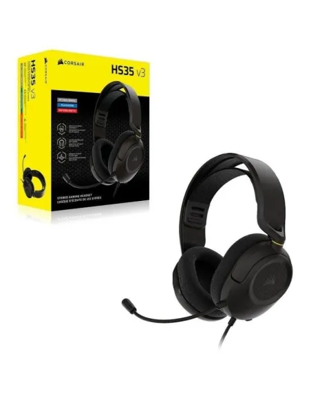 Corsair HS35 v3 Carbon auriculares jack gaming de 3,5 mm