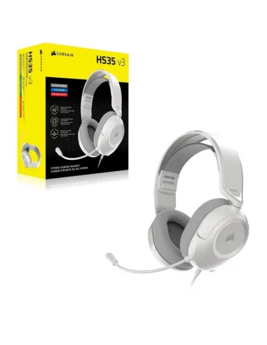 Corsair HS35 V3 blancos auriculares gaming cable jack 3.5