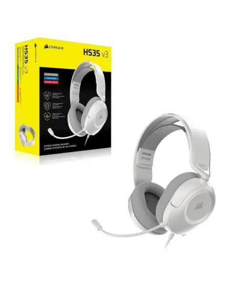 Corsair HS35 V3 blancos auriculares gaming cable jack 3.5
