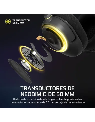 Corsair HS35 v3 WIRELESS Carbón auriculares gaming jack 3.5