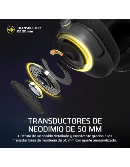 Corsair HS35 v3 WIRELESS Carbón auriculares gaming jack 3.5