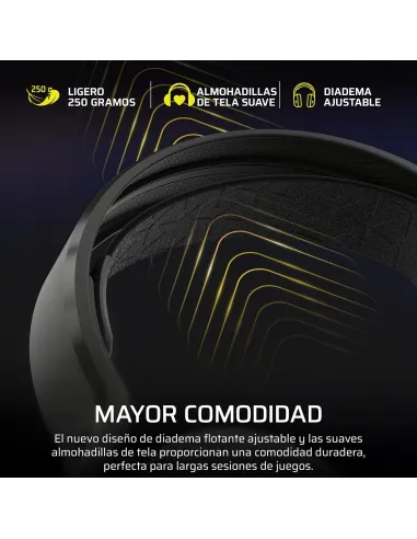 Corsair HS35 v3 WIRELESS Carbón auriculares gaming jack 3.5
