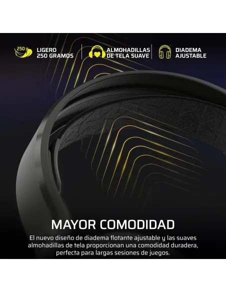 Corsair HS35 v3 WIRELESS Carbón auriculares gaming jack 3.5