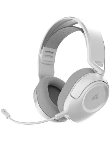 Corsair HS35 v3 WIRELESS Auriculares inalámbricos Bluetooth gaming con micrófono y USB-C blancos