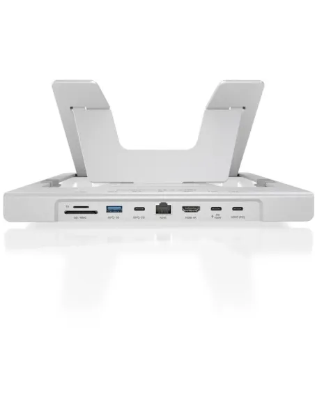 Soporte portátil AISENS ASUC-7P045-GR dock USB-C 7 en 1
