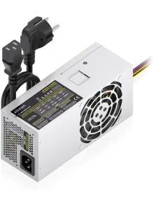 AISENS ASPC-500TFX-PSE Fuente de Alimentación TFX 500W con Cable de Alimentación OEM Plata-FUEN66080