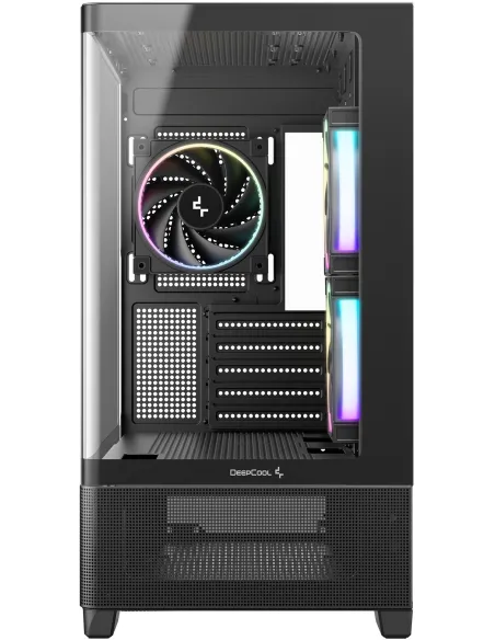 DeepCool CG380U 3F: caja mATX panorámica con USB-C y ARGB