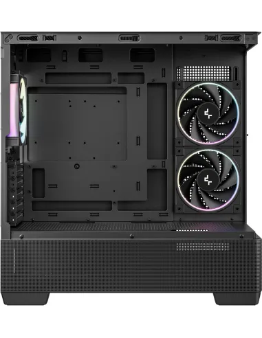 DeepCool CG380U 3F: caja mATX panorámica con USB-C y ARGB