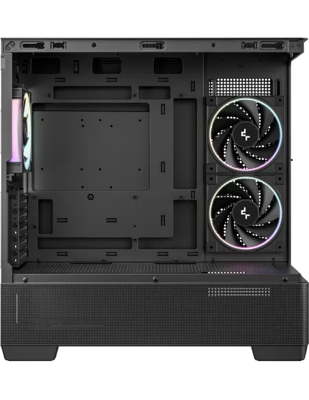 DeepCool CG380U 3F: caja mATX panorámica con USB-C y ARGB