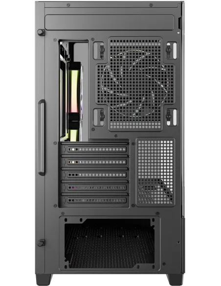 DeepCool CG380U 3F: caja mATX panorámica con USB-C y ARGB