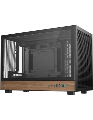 DeepCool CH260 WOOD: caja PC micro-ATX con madera y USB-C