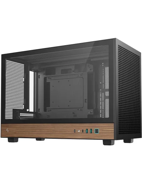 DeepCool CH260 WOOD: caja PC micro-ATX con madera y USB-C