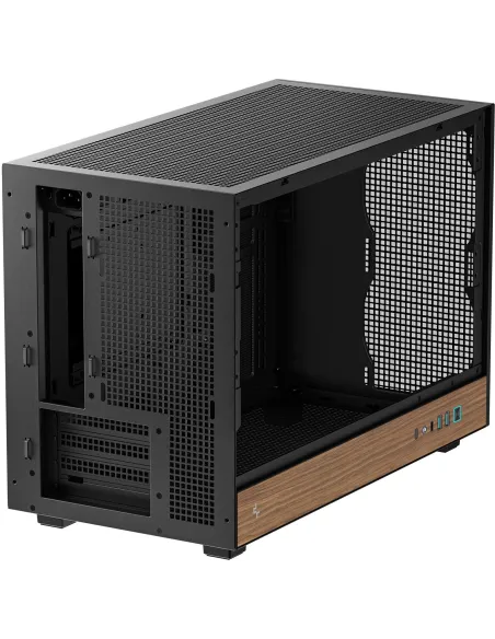 DeepCool CH260 WOOD: caja PC micro-ATX con madera y USB-C