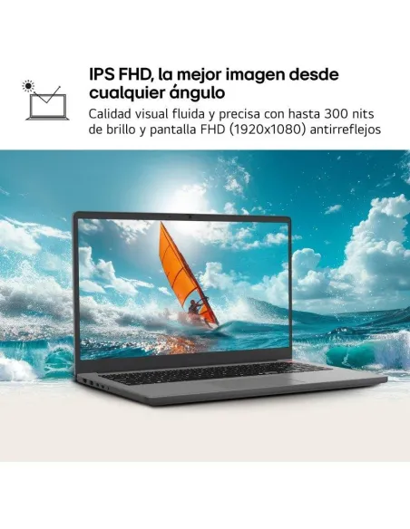 Portátil UltraBook LG Gram Book 15U50U-G.AA55BN con W11 Home