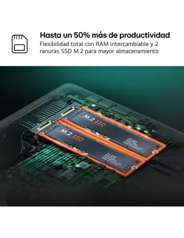 Portátil UltraBook LG Gram Book 15U50U-G.AA55BN con W11 Home