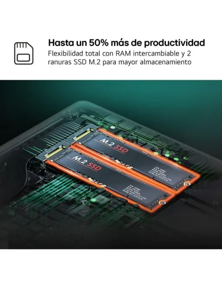 Portátil UltraBook LG Gram Book 15U50U-G.AA55BN con W11 Home