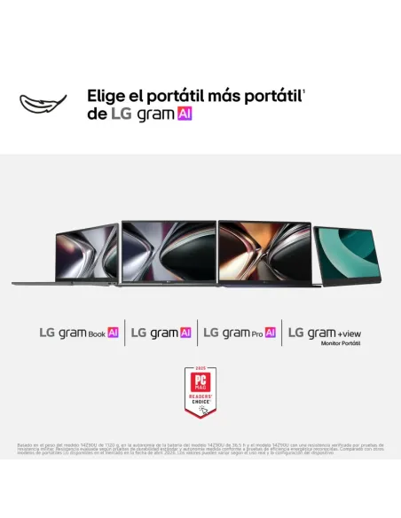 Portátil UltraBook LG Gram Book 15U50U-G.AA55BN con W11 Home