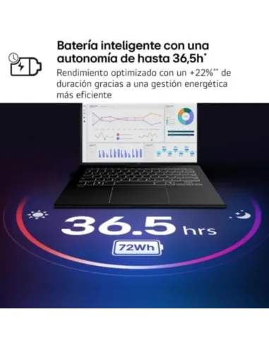 Portatil Ultrabook LG Gram 14ZD90U-G.AX85BN de 1,12 kg y 14"