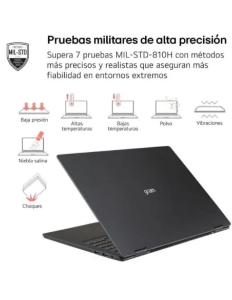 Portatil Ultrabook LG Gram 14ZD90U-G.AX85BN de 1,12 kg y 14"
