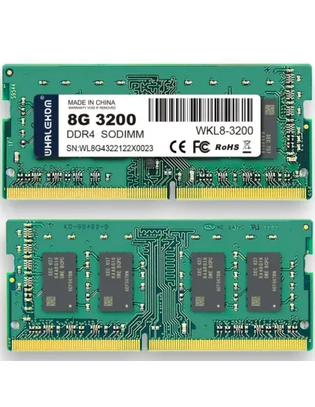 Whalekom DDR4 8GB 3200 MHz CL19 SO-DIMM para portátil