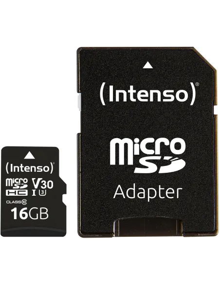 Intenso microSD UHS-I Professional 16 GB  para vídeo 4K