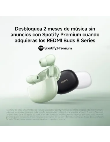 Xiaomi Redmi Buds 8 Negro : Auriculares TWS con ANC 50 dB