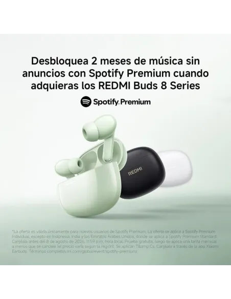 Xiaomi Redmi Buds 8 Negro : Auriculares TWS con ANC 50 dB