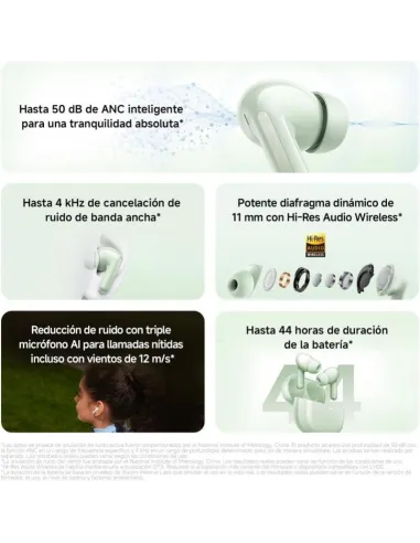 Xiaomi Redmi Buds 8 Verde : Auriculares TWS con ANC 50 dB