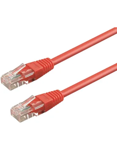 WP WPC-PAT-6U050R Cable de red Cat6 U/UTP 5m Rojo