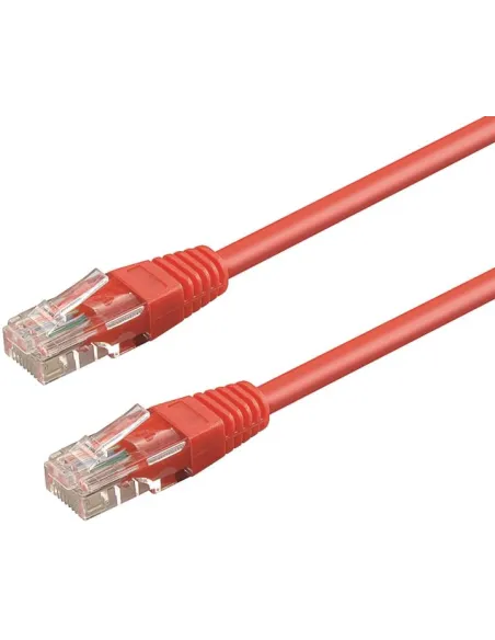 WP WPC-PAT-6U050R Cable de red Cat6 U/UTP 5m Rojo