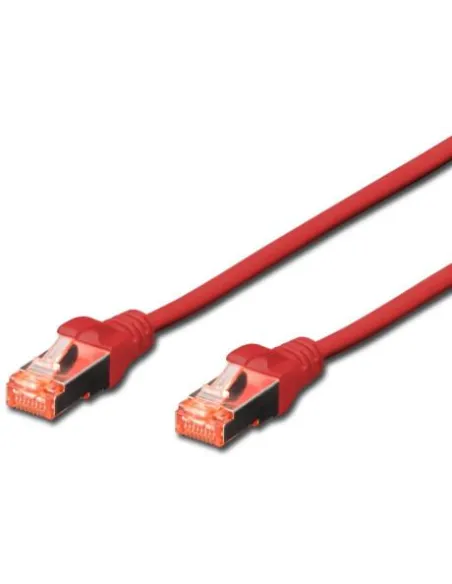 Cable Ethernet WP Cat 6 S/FTP LS0H rojo 20 cm para rack