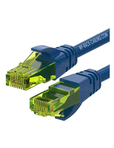 WP WPC-PAT-6AU030B Cable de Red Cat6a U/UTP 3 m Azul