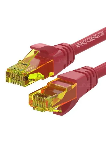 WP WPC-PAT-6AU010R Cable de Red Cat6a U/UTP 1 m Rojo