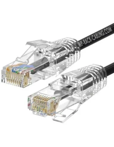 WP WPC-PAT-6AU010BL-S Cable de Red Cat6a U/UTP 1 m Negro