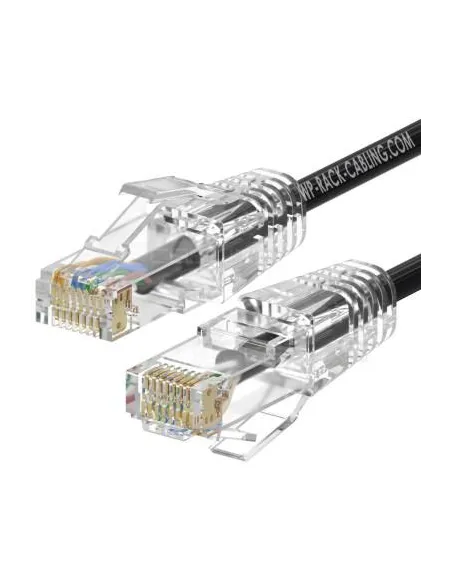 WP WPC-PAT-6AU010BL-S Cable de Red Cat6a U/UTP 1 m Negro