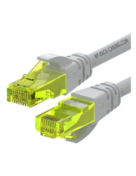 WP WPC-PAT-6AU010  Cat 6A gris de 1 m con PoE++ y LSZH